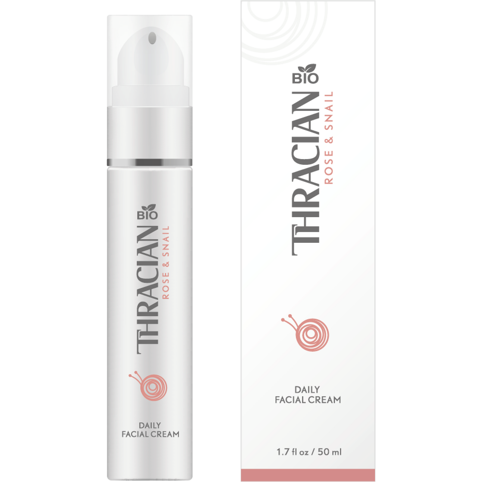 Крем за лице с био розово масло и екстракт от охлюв, 50 мл, суха кожа, смесена кожа, био козметика, българска козметика, натурален продукт